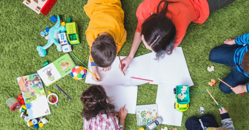 Spielende Kinder - Kindertag 2018