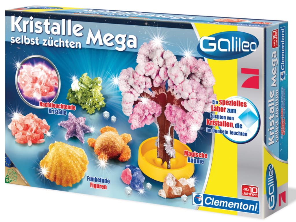 Galileo Kristalle selbst züchten – Mega Set – Clementoni