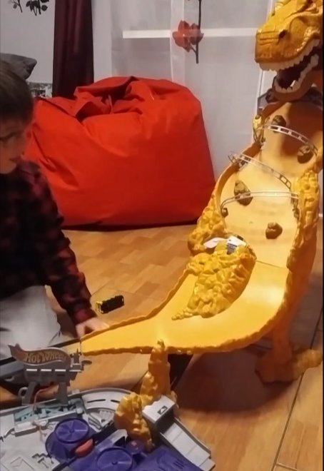 Rennbahn von Hot Wheels Track Builder - Fanbild