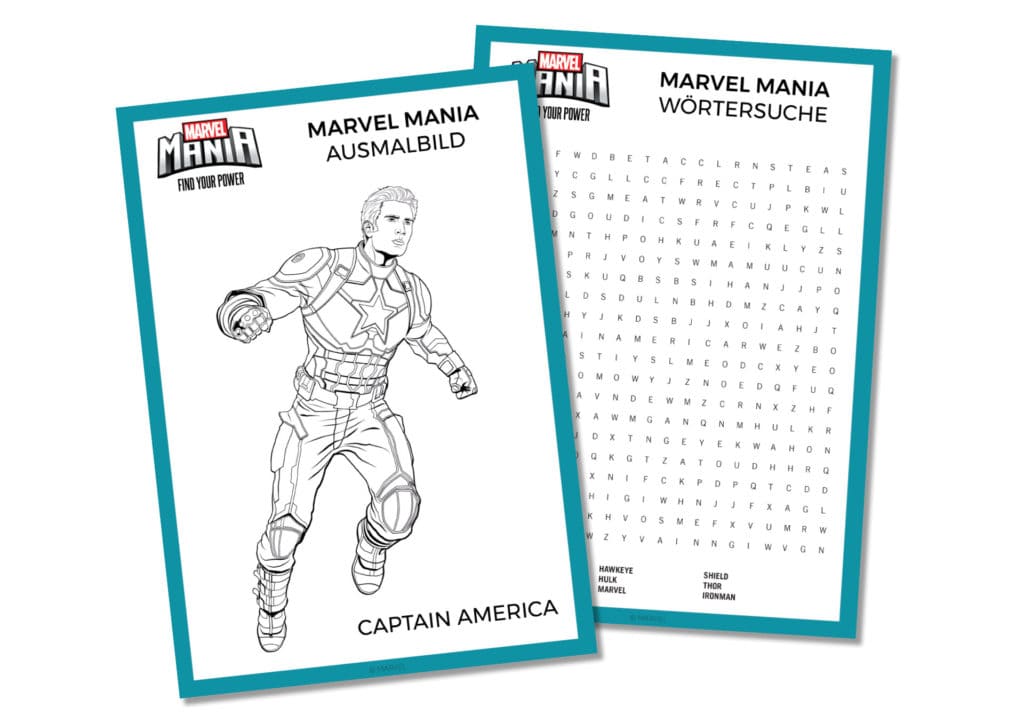 Marvel Mania Activity Booklet