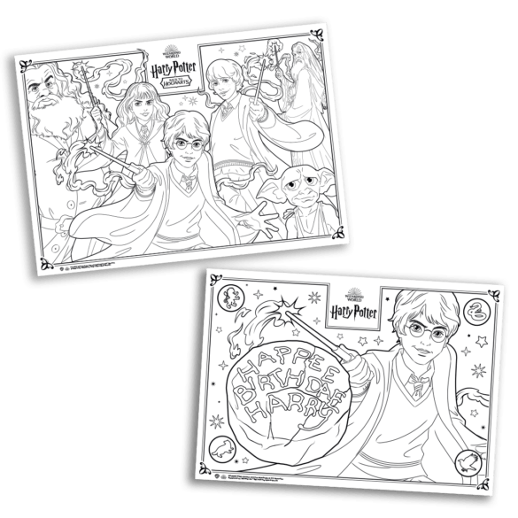 Harry Potter Ausmalbilder - ROFU Family Blog