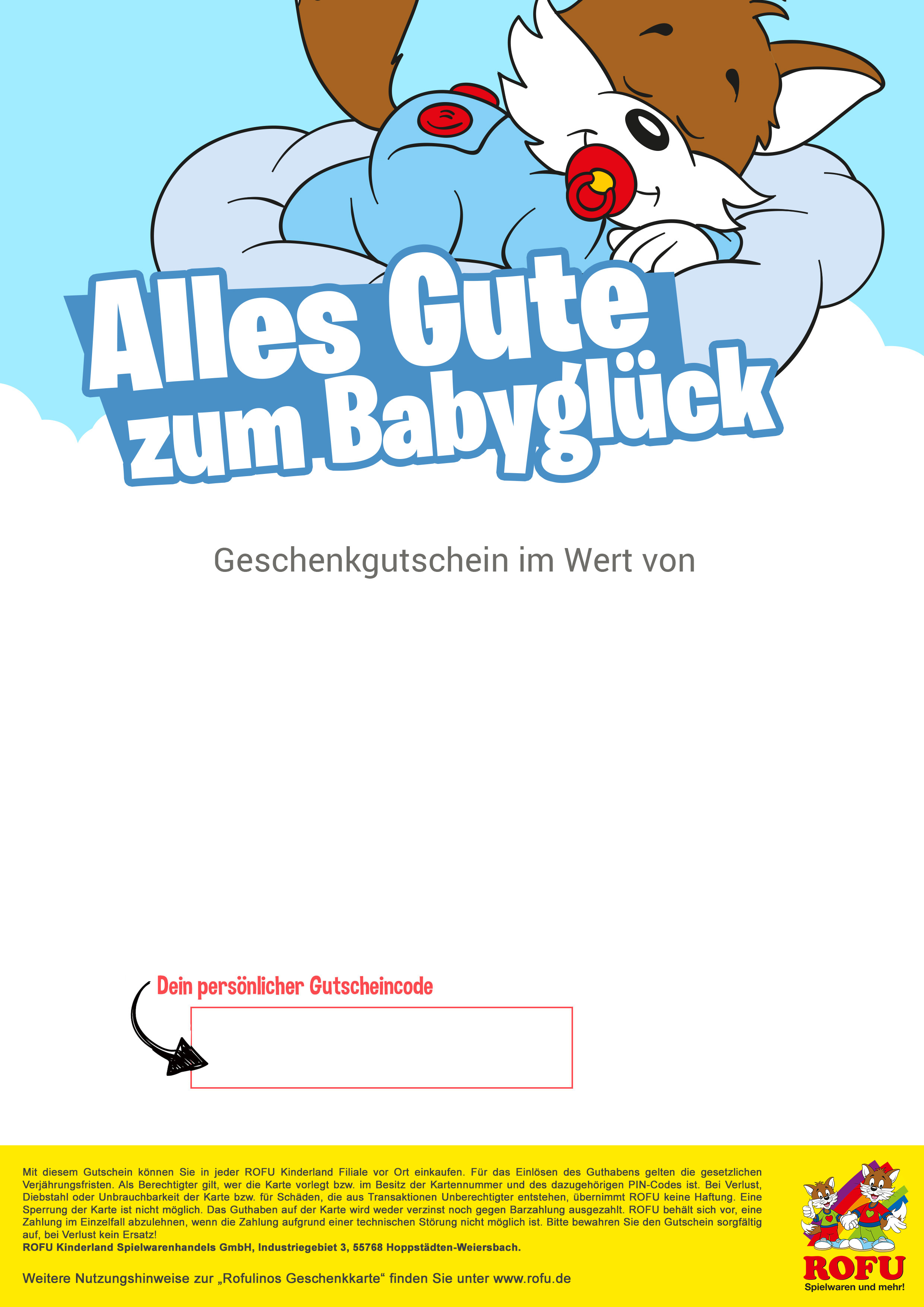 Babyglück Junge