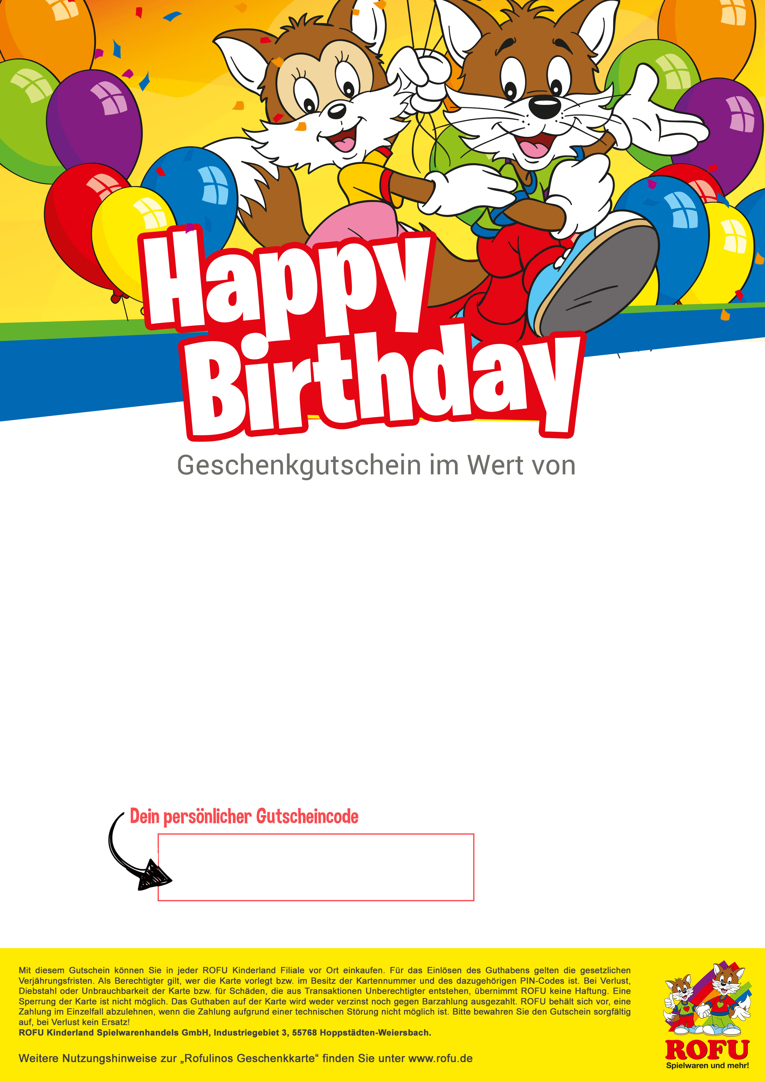 Happy Birthday Füchse