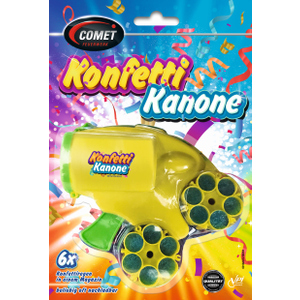 Konfettipistole - 2x 6 Schuss