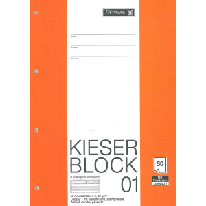 Kieserblock A4 - Lineatur 01 - 1. Klasse