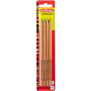 Herlitz Bleistifte Skizzo natur HB 4 Stück FSC