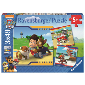 Puzzle-Box - Paw Patrol - Helden mit Fell - 3x49 Teile