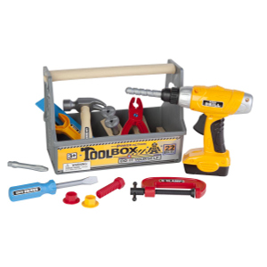 Werkzeugkoffer - 22-teilig - inkl. Akkuschrauber - Besttoy