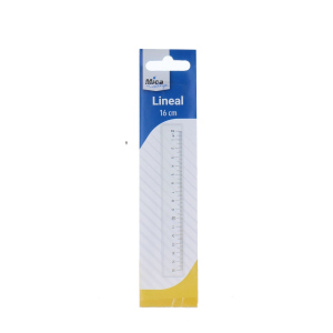 Lineal - 16cm - transparent
