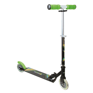 Alu Scooter - Muuwmi - neon mit Leuchtrollen