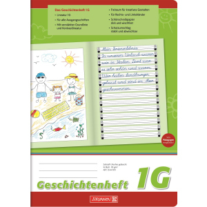 Geschichtenheft A4 - Lineatur 1G - 1. Klasse