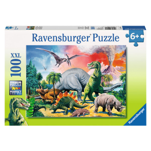 Puzzle - Unter Dinosauriern - 100 XXL Teile
