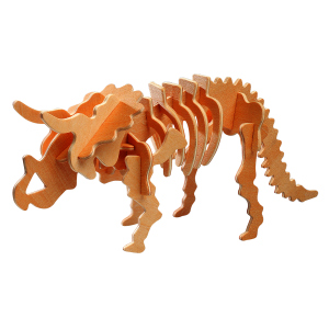 Besttoy - Holz-Modellbau - Dinosaurier - Triceratops