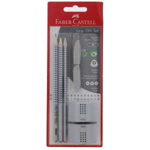 GRIP 2001 - Schreib-Set - silber