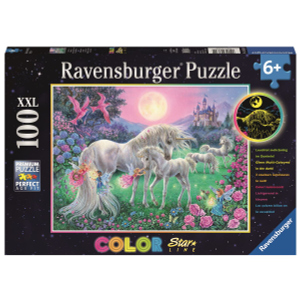 Puzzle - Einhörner im Mondschein - 100 XXL Teile - Color Starline