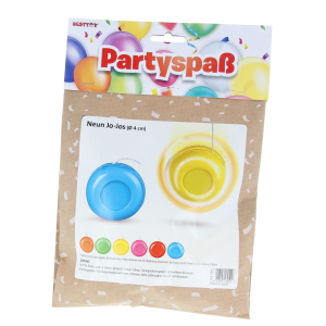 Besttoy Partyspaß - 9 Jo-Jos - ca. 4 cm