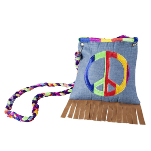 Umhängetasche - Hippie - ca. 81 x 18 cm