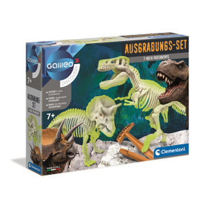 Galileo - Ausgrabungsset T-Rex und Triceratops - Clementoni