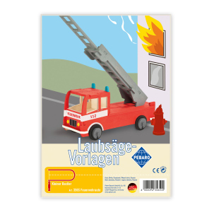 Laubsägevorlage Feuerwehrauto