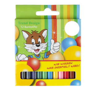 Mica College - 12 Mini-Holzbuntstifte