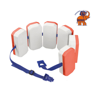 BEMA® Schwimmgürtel -  152x15x7 cm - orange/ weiß