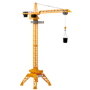 Großer drehbarer Baukran 120cm - mit Licht- und Soundfunktion