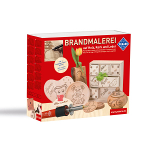 Brandmalerei- Set für Holz, Kork und Leder