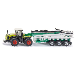 Siku Farmer 1827 - Traktor Claas Xerion mit Fasswagen - 1:87