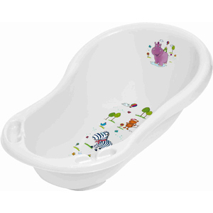 Baby Badewanne - Hippo - weiß - ca. 84 cm