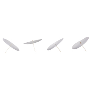 Adventskerzenhalter - Ø = ca. 9 cm - 4 Stück