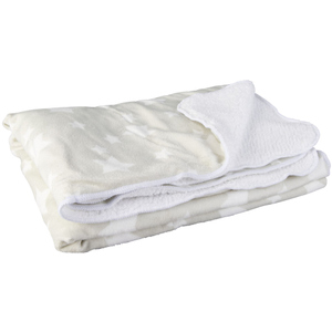 Babydecke - 75 x 100 cm - grau