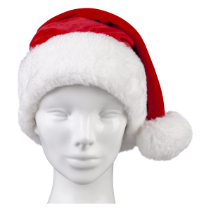 Nikolausmütze - für Erwachsene - ca. 30 x 47 cm