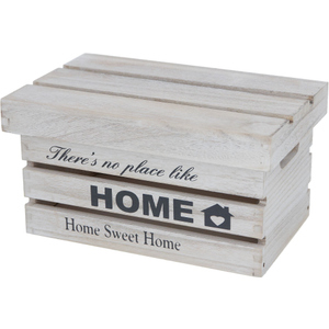 Dekokiste - aus Holz - ca. 30 x 20 x 16 cm