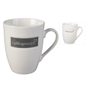 Tasse - Lieblingsmensch - aus Keramik - ca. 10 cm - 1 Stück