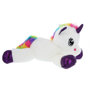 Besttoy - Plüsch Einhorn - lila - liegend