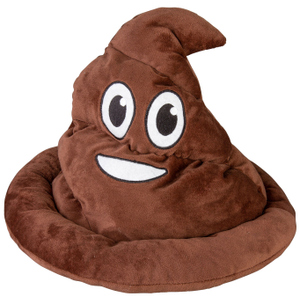 Faschingshut - Kackhaufen - für Erwachsene