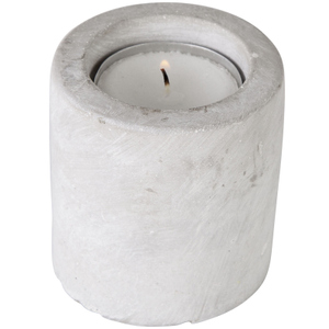 Kerzenhalter - aus Zement - 6,5 x 6 cm