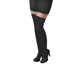 Overknees - für Erwachsene - schwarz - verschiedene Größen