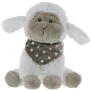 Schaf - aus Plüsch - ca. 18,5 x 21 x 16,5 cm