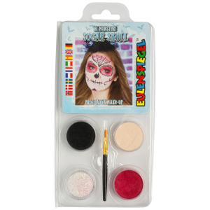 Schminkset - Totenkopf-Mädchen - für Kinder
