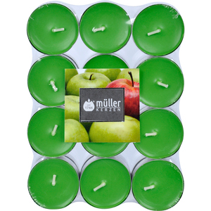 24 Duftteelichte - Apfel