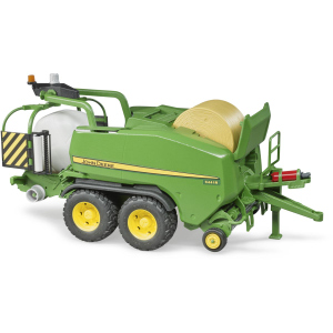 BRUDER 2032 - John Deere Rundballen-Presswickelkombination C441R