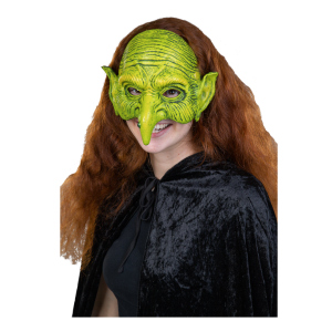 Halloweenmaske - Hexe - für Erwachsene