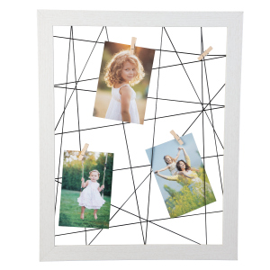 Notiz- und Fotohalter - aus Holz - ca. 40 x 1,5 x 50 cm