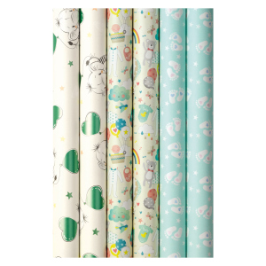 Geschenkpapier - Baby - ca. 200 x 70 cm - 1 Rolle