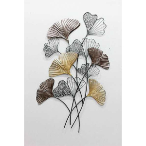Wanddeko - Ginkoblätter - 50x2x80 cm