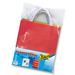 7 Papiertüten zum Basteln 18x8x21 cm