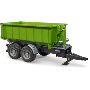 BRUDER 02035 Hakenlift-Anänger - für Traktoren