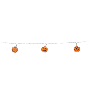 12er LED-Lichterkette - Kürbisse - ca. 150 cm