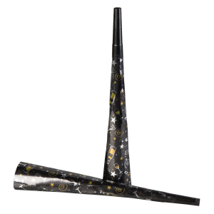 Partytröten - Silvester - ca. 27 cm - 2 Stück